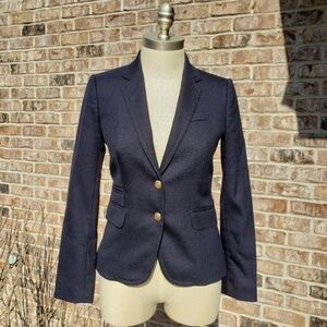 J. Crew Schoolboy 3-Button Blazer Navy Size 00